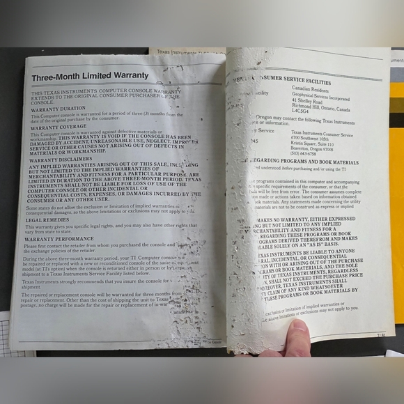 Original owner VintageTexas instruments program recorder. Working. EXTRA MANUALS - Picture 15 of 16